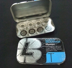 LUCKY BEARINGS【ラッキーベアリング】 TITANIUM　チタン製 エーベック７以上