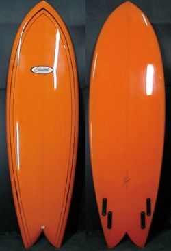 レトロtwinzer fishラリー サーフボード 戻し 