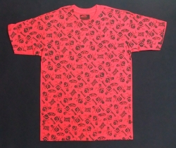 【VANS】バンズ＆【THRASHER】スラッシャー　コラボTシャツ　レッド/Sサイズ