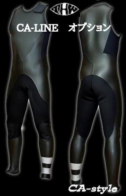 【CA-LINE】　カスタマイズ/オプション　ウェットスーツ　【足首2本ライン】