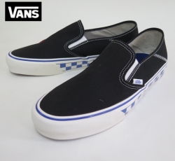 【VANS】  SLIP-ON SF/スリップオン　　CHECKER/BLACK