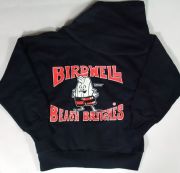 BIRDWELL 【バードウェル】　KIDS　ZIPパーカー（子供用）　ブラック/BACK　定番