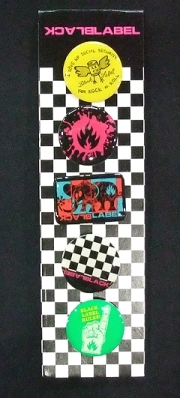 BLACK  LABEL 【ブラックレーベル】　ピンバッジセット