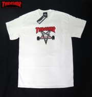 【THRASHER/スラッシャー】 Tシャツ/TWO-TONE　ホワイト/Mサイズ