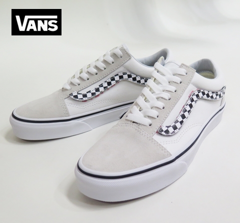 【VANS】  OLDSKOOL  SIDESTRIPE V/WHITE　 23.5cm/US5.5