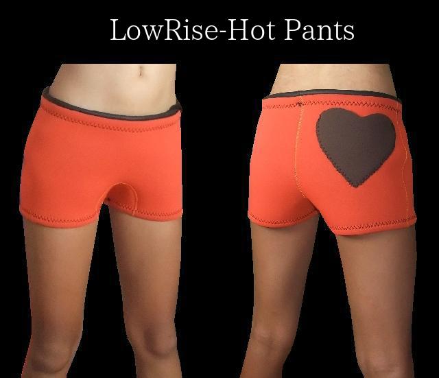 【簡単カラーオーダー】 thw wetsuits　【ローライズ/ホットパンツ（ウェットパンツ）】　Ｈｅａｒｔ　レディース/ウェットスーツ