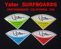 Yater SURFBOARDS　SANTABARBARA　CALIFORNIA　USA　（イェーター）ステッカー