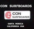 CON SURFBOARDS　SANTA　MONICA　CALIFORNIA　USA　ステッカー/002