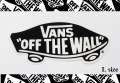 VANS（バンズ）　ステッカー　OFF THE WALL　BLACK/Ｌサイズ