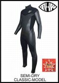 国内最強起毛素材　エアフレイム仕様 【送料無料】 セミドライ5×3mm/ノンファスナー　クラシックモデル ウェットスーツ