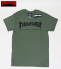 【THRASHER/スラッシャー】 Tシャツ/SKATE MAG　AMY GREEN/Sサイズ