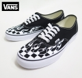 【VANS】  AUTHENTIC  CheckerFlame/BLACK