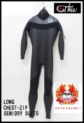 ロングチェストジップ　5×3mmセミドライ/T4-MODEL【国内最強起毛素材 エアフレイム仕様】　thw wetsuits 　送料無料
