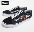 【VANS】  OLDSKOOL  CHECKER FLORAL BLACK★シーズン限定カラー★