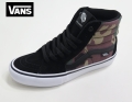 【VANS】　SK8_HI PRO   CAMO BLACK/WHITE　