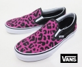 【VANS】　CLASSIC SLIPON  LEOPARD PINK　　26.5ｃｍ/US8.5