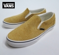 【VANS】 CLASSIC SLIPON  (Hairy Suede) Sunflower/SNOW