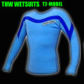 【簡単カラーオーダー】 thw wetsuits 【長袖タッパー/２ミリ】ウェットスーツ【送料無料】　Ｔ-2モデル　 女性サイズあり
