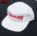 【THRASHER/スラッシャー】 キャップ/MAGAZIN LOGO　TWO TONE　SKATE MAG/ホワイト