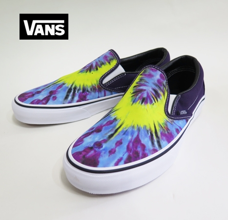 【VANS】 CLASSIC SLIPON  THE DYE/MYSTERIOSO TRUE WHITE 26.5cm