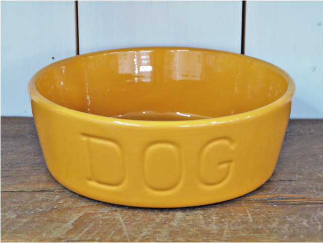 BAUER POTTERY バウワーポテリー　DOGBOWL Ｍ・マンゴー