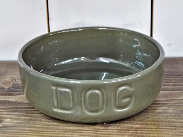 BAUER POTTERY バウワーポテリー　NEW DOGBOWL シイタケ