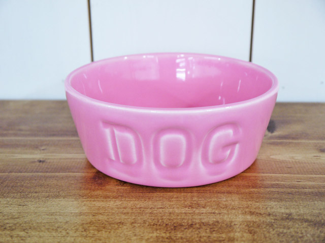 ＢＡＵＥＲ ＰＯＴＴＥＲＹ　ＤＯＧ ＢＯＷＬ　Ｓサイズ・ピンク
