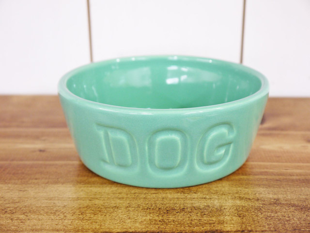 ＢＡＵＥＲ ＰＯＴＴＥＲＹ　ＤＯＧ ＢＯＷＬ　Ｓサイズ・ターコイズ