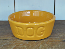 BAUER POTTERY バウワーポテリー　DOGBOWL Ｓ・マンゴー