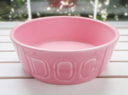 ＢＡＵＥＲ　ＤＯＧ　ＢＯＷＬ　Ｍサイズ・ピンク