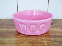 ＢＡＵＥＲ ＰＯＴＴＥＲＹ　ＤＯＧ ＢＯＷＬ　Ｓサイズ・ピンク