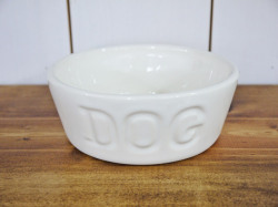 ＢＡＵＥＲ ＰＯＴＴＥＲＹ　ＤＯＧ ＢＯＷＬ　Ｓサイズ・ホワイト