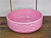 BAUER POTTERY バウワーポテリー　NEW DOGBOWL ピンク