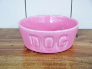 ＢＡＵＥＲ ＰＯＴＴＥＲＹ　ＤＯＧ ＢＯＷＬ　Ｓサイズ・ピンク