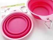 Ｐｏｐｗａｒｅ ポップウェア　ぺたんこボウル　ピンク　Ｌサイズ