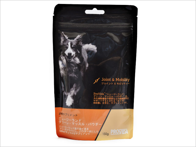 プロビダ ニュージーランド グリーン マッスル パウダー 愛犬用関節サポート プレミアム オーガニックドッグフードの通販 スーパードッグス