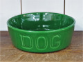 BAUER POTTERY バウワーポテリー　DOGBOWL Ｍサイズ スプルゥース