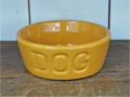 BAUER POTTERY バウワーポテリー　DOGBOWL Ｓ・マンゴー