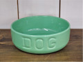 BAUER POTTERY バウワーポテリー　NEW DOGBOWL ターコイズ