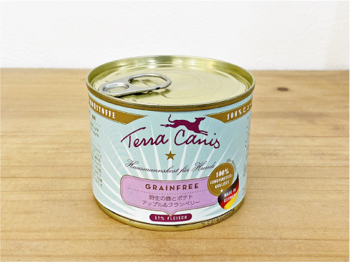 テラカニス TerraCanis グレインフリー 鹿肉 200g プレミアム