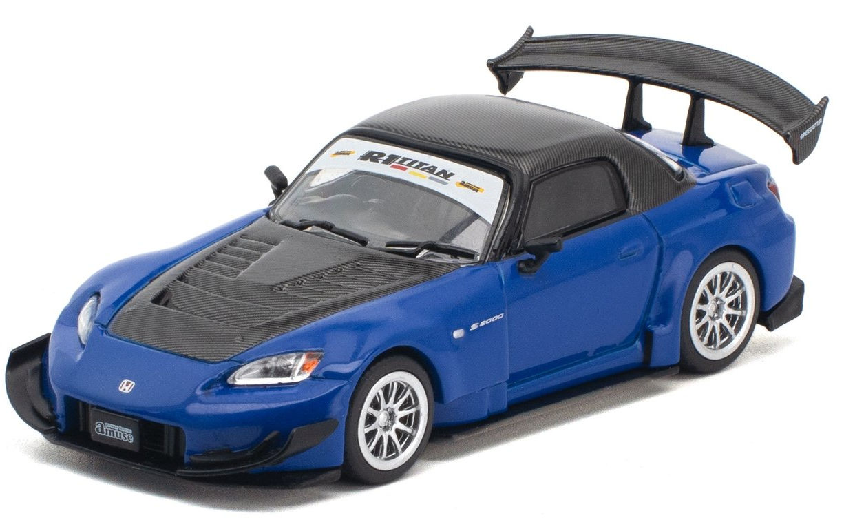 ★予約品★ WorksModel 1/64 アミューズ S2000 GT1 Turbo （ブルー）