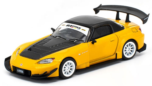 ★予約品★ WorksModel 1/64 アミューズ S2000 （イエロー）