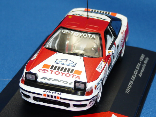 Altaya 1/43 トヨタ セリカ GT-Four 1990 アクロポリスラリー No.2 カルロス・サインツ