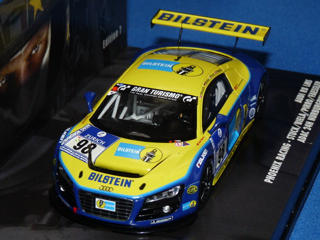 ミニチャンプス 1/43 アウディ R8 LMS ”PHOENIX RACING” ADAC 2009 24h ニュル No.98
