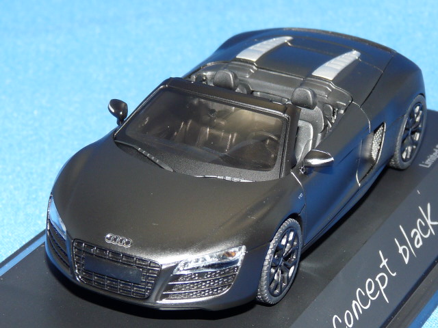 シュコー 1/43 アウディ R8 スパイダー （コンセプトブラック）