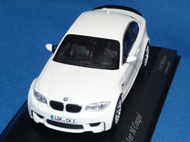 ミニチャンプス製 （ドイツショップ特注） 1/43 BMW 1 シリーズ M クーペ 2011 （ホワイト） 限定500台