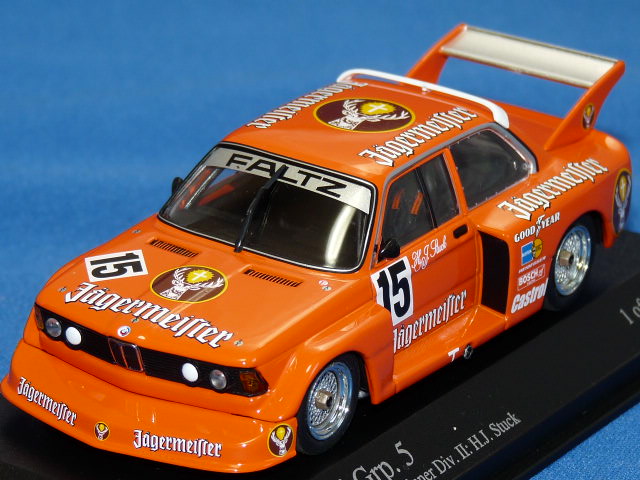 ミニチャンプス 1/43 BMW 320i Gr.5 DRM 1977 イエガーマイスター