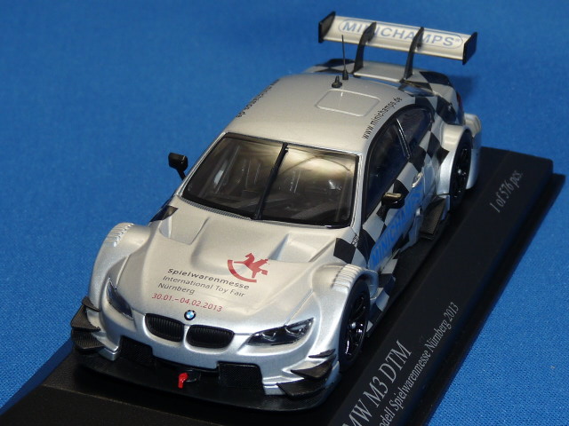 ミニチャンプス製 （トイフェア2013 限定） 1/43 BMW M3 DTM （シルバー） 限定576台