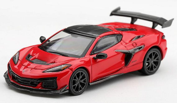 ★予約品★ MiniGT 1/64 シボレー コルベット ZR1 （トーチレッド） (LHD)