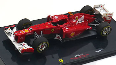 マテル （エリートシリーズ） 1/43 フェラーリ F2012 2012 マレーシアGP No.5 F.アロンソ （ドライバー無し）